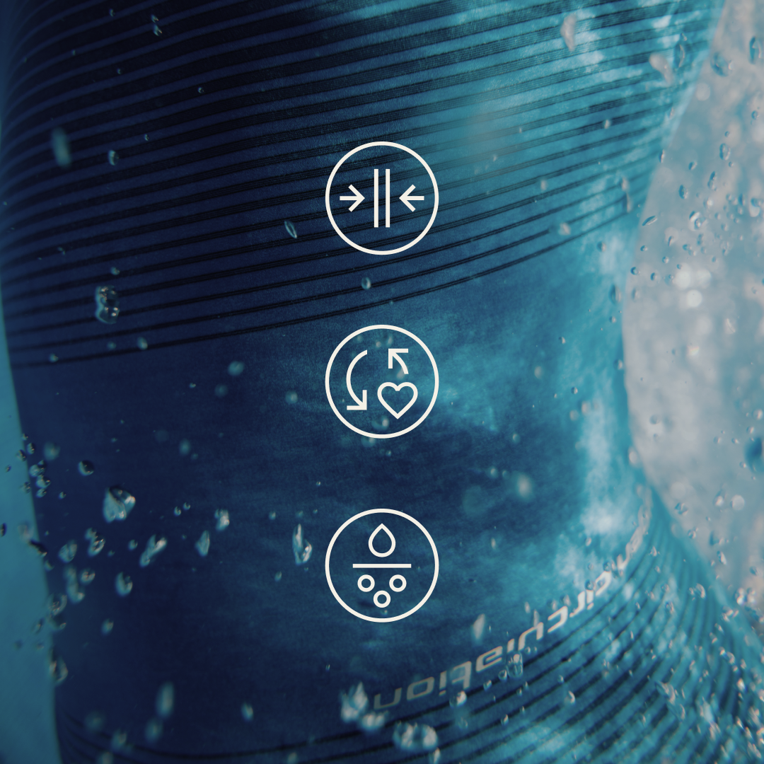 Graphic depicting a hexagonal cropped photo of an interior room design with grid lines along its borders.