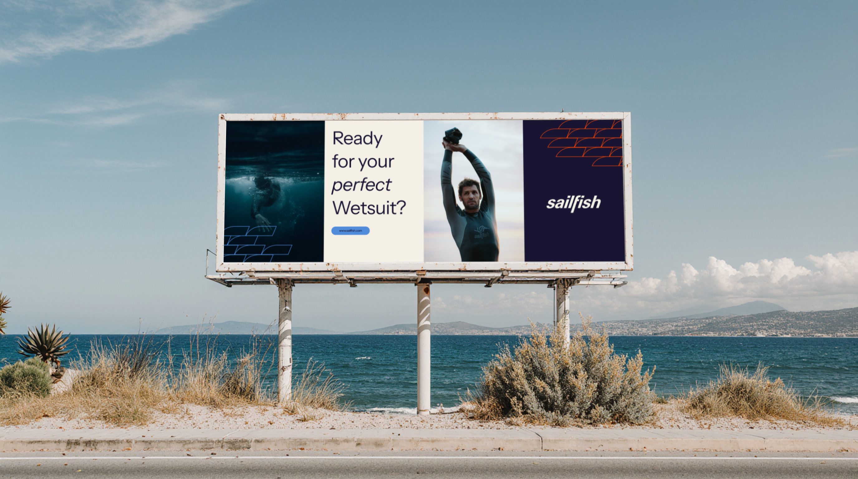 Anders brand wordmark in white placed on top of an image of a modern interior design.