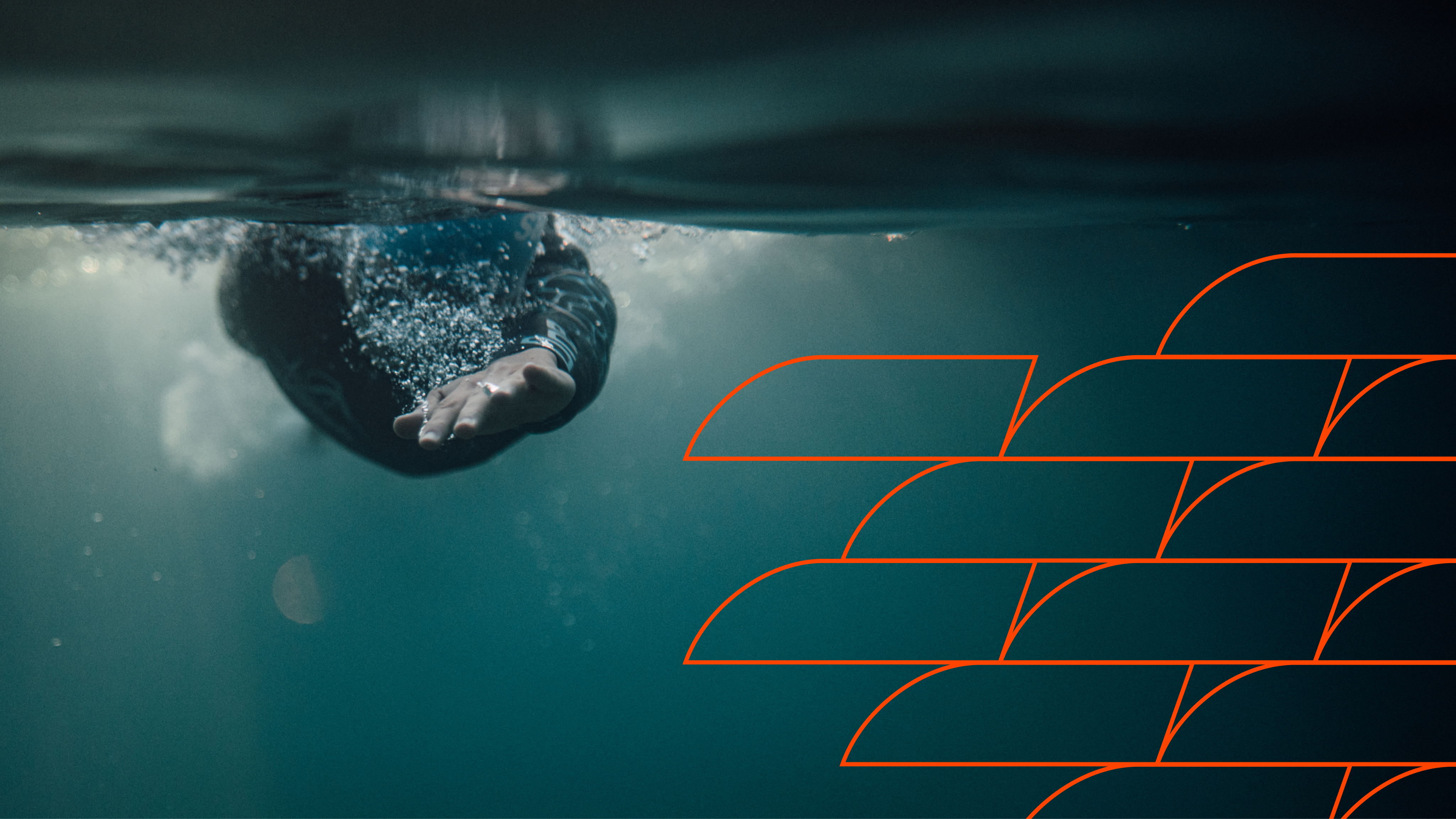 Stationery design of letterhead and business cards for the company Anders on top of a blurred photo of a house interior.